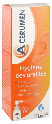 Gilbert A-CERUMEN Hygiène des Oreilles 40 ml