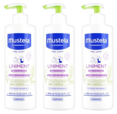 Mustela Liniment Pump-Bottle 3 x 400ml Mustela Liniment Pump-Bottle 3 x 400ml