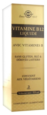 Solgar Vitamine B12 Liquide 59 ml Solgar Vitamine B12 Liquide 59 ml