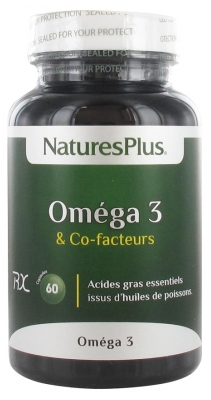 Natures Plus Omega 3 & Co-factors 60 Capsules Natures Plus Omega 3 & Co-factors 60 Capsules