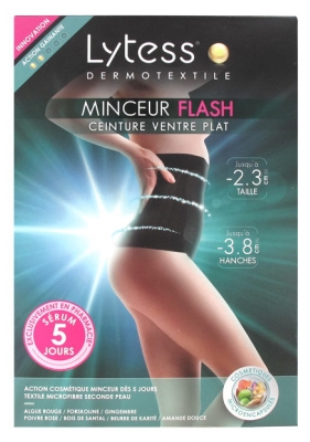 Lytess Dermotextile Minceur Flash Ceinture Ventre Plat Peau Lytess Dermotextile Minceur Flash Ceinture Ventre Plat Peau