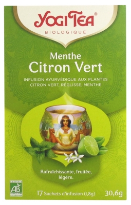 Yogi Tea Mint Green Lemon Organic 17 Sachets