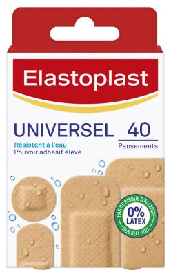 Elastoplast Pansement Universel 40 Pansements 4 Tailles Elastoplast Pansement Universel 40 Pansements 4 Tailles