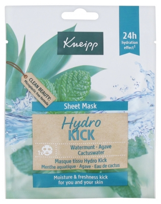 Kneipp Masque Tissu Hydro Kick 18 ml Kneipp Masque Tissu Hydro Kick 18 ml
