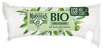 Le Petit Marseillais Gel Douche Rafraîchissant Feuille D'olivier Eco Recharge Bio 250 ml