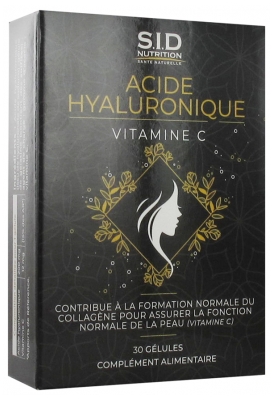 S.I.D Nutrition Acide Hyaluronique Vitamine C 30 Gélules