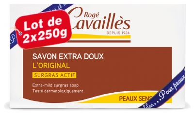 Rogé Cavaillès Savon Extra Doux l'Original 2 x 250 g Rogé Cavaillès Savon Extra Doux l'Original 2 x 250 g