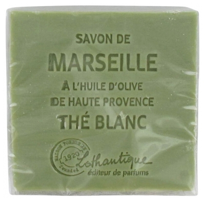 Lothantique Savon de Marseille Parfümiert 100 g - Duft: weißer Tee Lothantique Savon de Marseille Parfümiert 100 g - Duft: weißer Tee