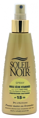 Soleil Noir Huile Sèche Vitaminée SPF15 Spray 150 ml