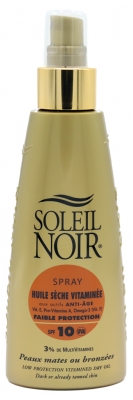 Soleil Noir Huile Sèche Vitaminée SPF10 Spray 150 ml