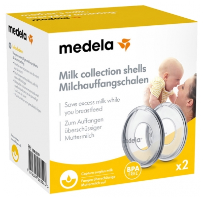Medela 2 Coupelles Recueil-Lait Medela 2 Coupelles Recueil-Lait