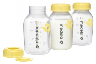 Medela 3 Muttermilchflaschen 150 ml Medela 3 Muttermilchflaschen 150 ml