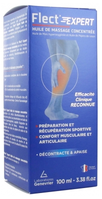 Laboratoires Genevrier FLECT' EXPERT Huile de Massage Concentrée 100 ml Laboratoires Genevrier FLECT' EXPERT Huile de Massage Concentrée 100 ml