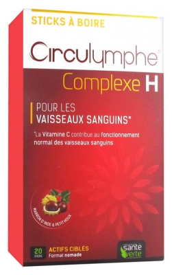 Santé Verte Circulymphe Complexe H 20 Sticks Santé Verte Circulymphe Complexe H 20 Sticks
