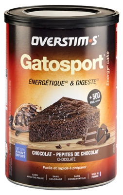 Overstims Gatosport 400g - Flavour: Chocolate - Chocolate Chips Overstims Gatosport 400g - Flavour: Chocolate - Chocolate Chips