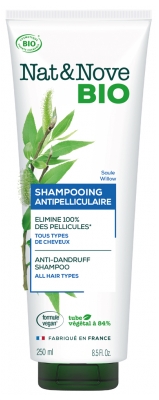 Nat&Nove Bio Shampoing Antipelliculaire Saule 250 ml