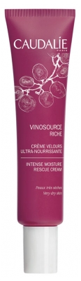Caudalie Vinosource Riche Intense Moisture Rescue Cream 40ml