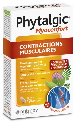 Nutreov Phytalgic Myoconfort Contractions Musculaires 30 Gélules Nutreov Phytalgic Myoconfort Contractions Musculaires 30 Gélules