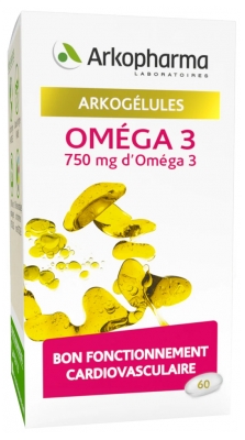 Arkopharma Arkogélules Oméga 3 60 Capsules Arkopharma Arkogélules Oméga 3 60 Capsules