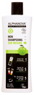 Alphanova DIY Mon Shampoing Sur Mesure A l'Aloe Vera Bio 200 ml - Parfum : Pomme Alphanova DIY Mon Shampoing Sur Mesure A l'Aloe Vera Bio 200 ml - Parfum : Pomme