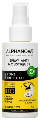 Alphanova Tropical Zone Mosquito Spray 75 ml