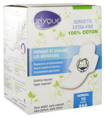 Unyque 10 Serviettes Extrafines - Normal Unyque 10 Serviettes Extrafines - Normal