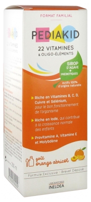 Pediakid 22 Vitamines et Oligo-Éléments Format Familial 250 ml Pediakid 22 Vitamines et Oligo-Éléments Format Familial 250 ml