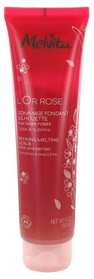 Melvita L'Or Rose Shape Scrub with Pink Berries Organic 150ml