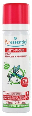 Puressentiel Anti-Pique Spray Répulsif + Apaisant 7H Zones Infestées 75 ml Puressentiel Anti-Pique Spray Répulsif + Apaisant 7H Zones Infestées 75 ml