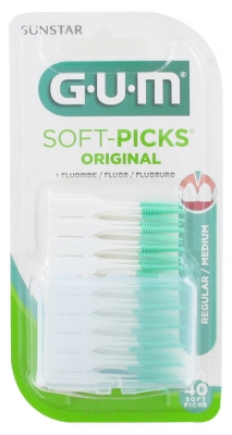 GUM Soft-Picks Regular 40 Unités GUM Soft-Picks Regular 40 Unités