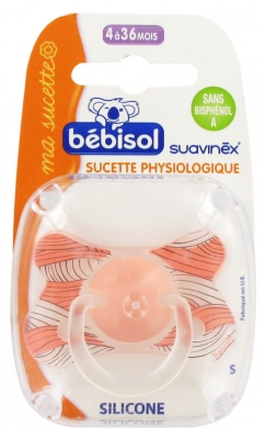 Bébisol Sucette Physiologique Silicone Papillon +6 Mois (S)