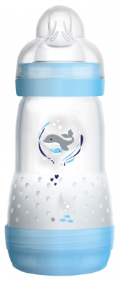 MAM Easy Start Biberon Anti-Colique 260 ml 2 Mois + Débit 2 - Couleur : Bleu MAM Easy Start Biberon Anti-Colique 260 ml 2 Mois + Débit 2 - Couleur : Bleu