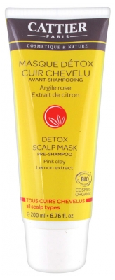 Cattier Detox Scalp Mask Pre-Shampoo Organic 200ml Cattier Detox Scalp Mask Pre-Shampoo Organic 200ml