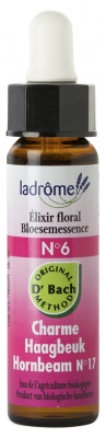 Ladrôme Flowers of Bach Floral Elixir N°6: Hornbeam Organic 10ml