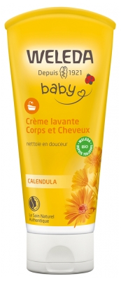 Weleda Calendula Baby Waschlotion und Shampoo 200 ml Weleda Calendula Baby Waschlotion und Shampoo 200 ml