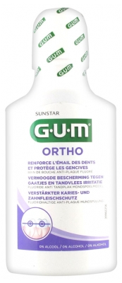 GUM Ortho Antiplaca Flúor Enjuague Bucal 300 ml GUM Ortho Antiplaca Flúor Enjuague Bucal 300 ml