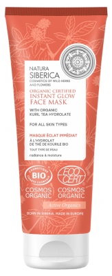 Natura Siberica Radiance & Moisture Organic Certified Instant Glow Face Mask 75ml