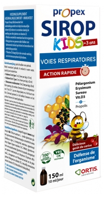 Ortis Propex Sirop Kids Voies Respiratoires 150 ml Ortis Propex Sirop Kids Voies Respiratoires 150 ml