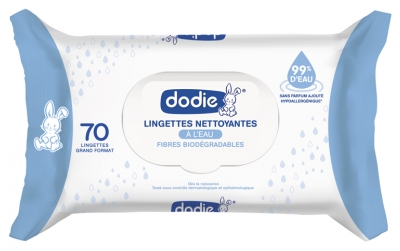 Dodie Water Cleansing Wipes 70 Wipes Dodie Water Cleansing Wipes 70 Wipes