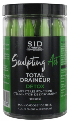 S.I.D Nutrition Sculpting Act Total Draineur Détox 14 Unicadoses