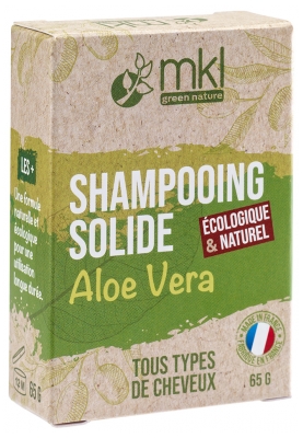 MKL Green Nature Aloe Vera Shampoo Solido Tutti i Tipi di Capelli 65 g