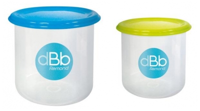 dBb Remond Set 2 Vasi da Congelatore 190 ml e 300 ml