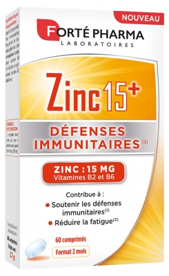 Forté Pharma Zinc 15+ 60 Tablets