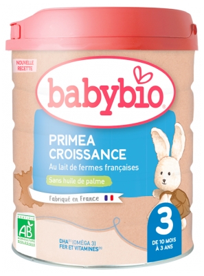 Babybio Primea Croissance 3 From 10 Months to 3 Years Organic 800g Babybio Primea Croissance 3 From 10 Months to 3 Years Organic 800g