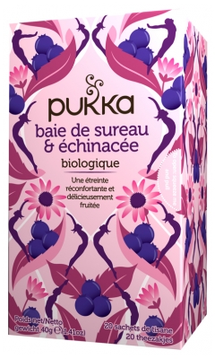 Pukka Té de Hierbas de Saúco y Equinácea Ecológico 20 Bolsitas Pukka Té de Hierbas de Saúco y Equinácea Ecológico 20 Bolsitas