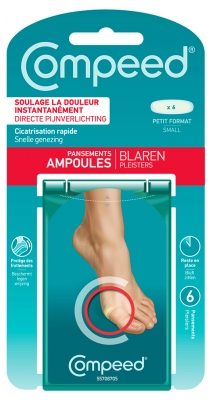 Compeed Ampoules Petit Format 6 Pansements Compeed Ampoules Petit Format 6 Pansements