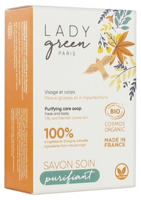 Lady Green Savon Soin Purifiant Bio 100 g Lady Green Savon Soin Purifiant Bio 100 g