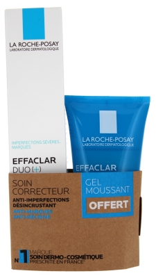 La Roche-Posay Effaclar Duo (+) 40 ml + Gel Moussant Purifiant 50 ml Offert La Roche-Posay Effaclar Duo (+) 40 ml + Gel Moussant Purifiant 50 ml Offert
