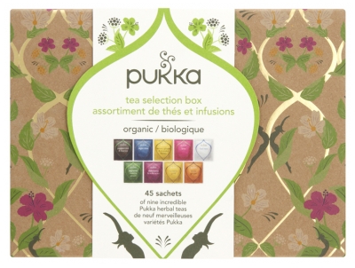 Pukka Sortiment an Bio-Tees und Kräutertees 45 Beutel Pukka Sortiment an Bio-Tees und Kräutertees 45 Beutel