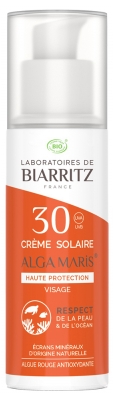 Laboratoires de Biarritz Alga Maris Sonnen-Gesichtscreme SPF30 Bio 50 ml Laboratoires de Biarritz Alga Maris Sonnen-Gesichtscreme SPF30 Bio 50 ml
